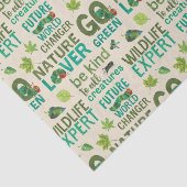 De zeer hongerige Caterpillar Future World Changer Tissuepapier (Detail)