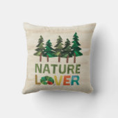 De zeer hongerige Caterpillar Natuur liefhebber Kussen (Achterkant)