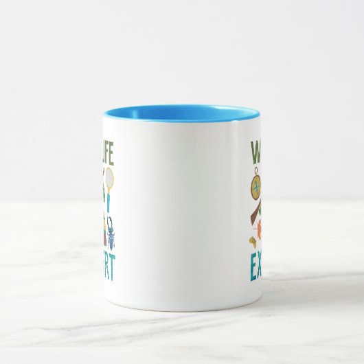 De zeer hongerige Caterpillar Wildlife Expert Mok (Midden)