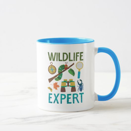 De zeer hongerige Caterpillar Wildlife Expert Mok (Rechts)