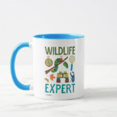 De zeer hongerige Caterpillar Wildlife Expert Mok (Links)