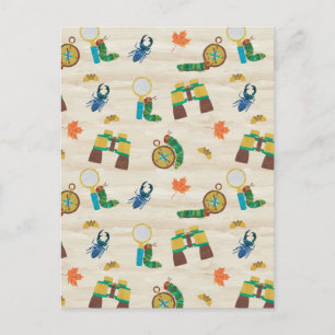 De zeer hongerige Caterpillar Wildlife Expert Patt Briefkaart