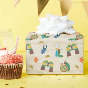 De zeer hongerige Caterpillar Wildlife Expert Patt Cadeaupapier