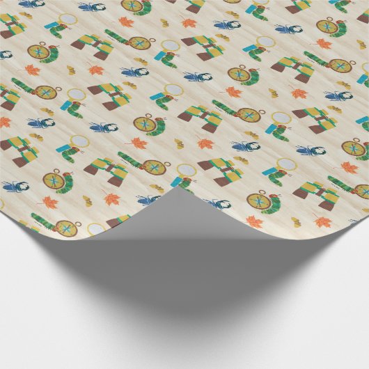 De zeer hongerige Caterpillar Wildlife Expert Patt Cadeaupapier (Hoek)