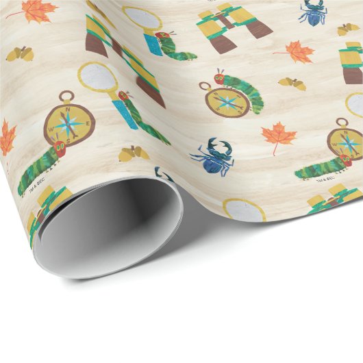 De zeer hongerige Caterpillar Wildlife Expert Patt Cadeaupapier (Rol Hoek)