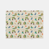 De zeer hongerige Caterpillar Wildlife Expert Patt Fleece Deken (Voorkant (Horizontaal))