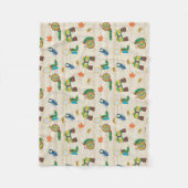 De zeer hongerige Caterpillar Wildlife Expert Patt Fleece Deken (Voorkant)