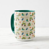 De zeer hongerige Caterpillar Wildlife Expert Patt Mok (Voorkant links)