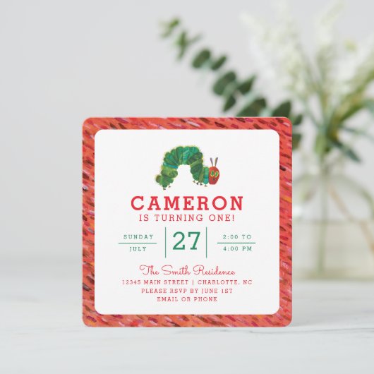 De zeer hongerige driekleepijlerdag kaart (Staand voorkant)