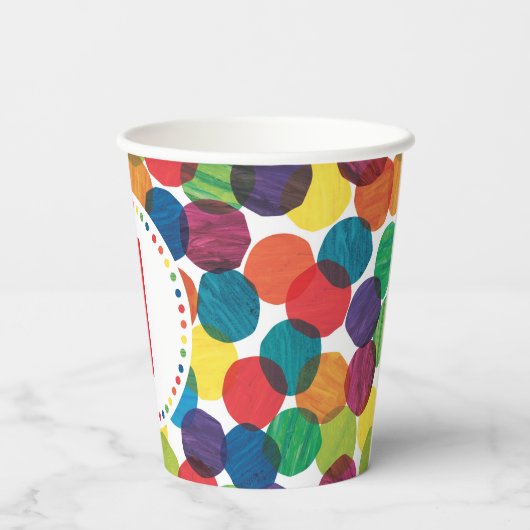 De zeer hongerige driekleepijlerdag papieren bekers (Achterkant)