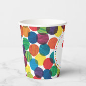 De zeer hongerige driekleepijlerdag papieren bekers (Voorkant)