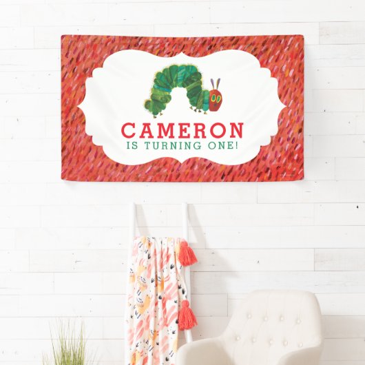 De zeer hongerige driekleepijlerdag spandoek (Insitu)