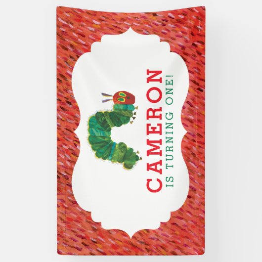 De zeer hongerige driekleepijlerdag spandoek (Verticaal)