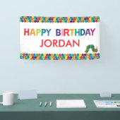 De zeer hongerige driekwart-stedenbanner spandoek (Beurs)