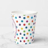 De zeer hongerige driepijlervlinder Birthday Papieren Bekers (Achterkant)