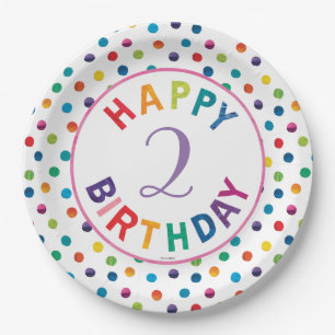 De zeer hongerige driepijlervlinder Birthday Papieren Bordje