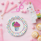 De zeer hongerige driepijlervlinder Birthday Papieren Bordje (Feest)