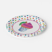 De zeer hongerige driepijlervlinder Birthday Papieren Bordje (Gekanteld)