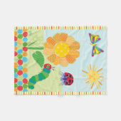 De zeer hongerige rups Good Morning Sunshine Fleece Deken (Voorkant (Horizontaal))