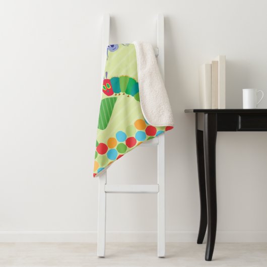 De zeer hongerige rups Good Morning Sunshine Sherpa Deken (In situ)