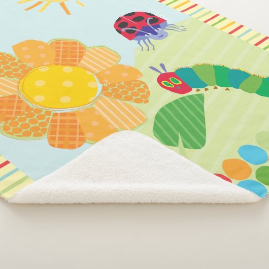 De zeer hongerige rups Good Morning Sunshine Sherpa Deken (3/4)