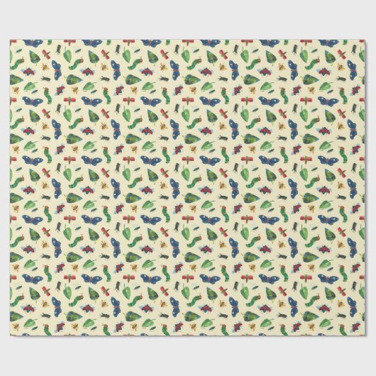 De zeer hongerige rups kan een vriendelijk patroon cadeaupapier (Vlak)