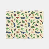 De zeer hongerige rups kan een vriendelijk patroon fleece deken (Voorkant (Horizontaal))