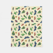 De zeer hongerige rups kan een vriendelijk patroon fleece deken (Voorkant)