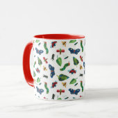 De zeer hongerige rups kan een vriendelijk patroon mok (Voorkant links)