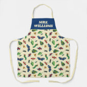 De zeer hongerige rups kan een vriendelijk patroon schort (Voorkant)