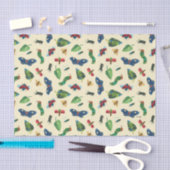 De zeer hongerige rups kan een vriendelijk patroon tissuepapier (Craft)