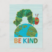 De zeer hongerige rups moet vriendelijk zijn briefkaart (Voorkant)