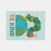 De zeer hongerige rups moet vriendelijk zijn fleece deken (Voorkant (Horizontaal))