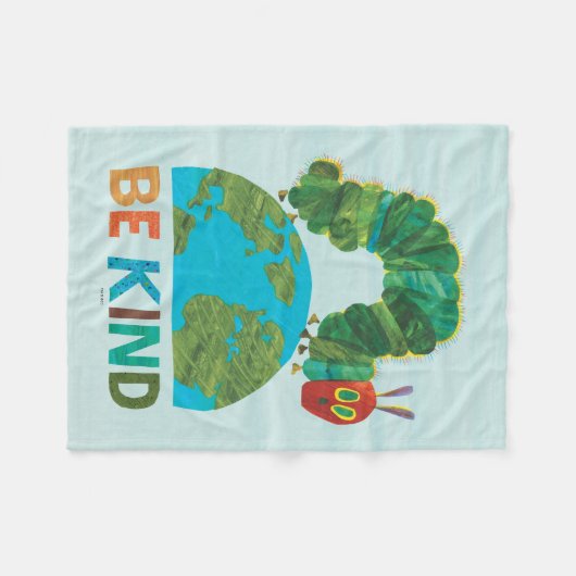 De zeer hongerige rups moet vriendelijk zijn fleece deken (Voorkant (Horizontaal))