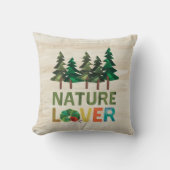 De zeer hongerige rups Natuur vriend Kussen (Voorkant)