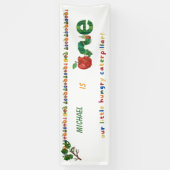 De Zeer Hongerige Rups Verjaardag Spandoek (Verticaal)