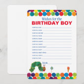 De zeer hongerige rups Verjaardagswensen Notitiekaartje (Voorkant / Achterkant)