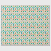 De zeer hongerige rups Vrede houdt van de Aarde Cadeaupapier (Vlak)