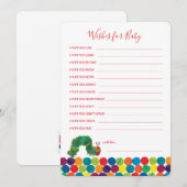 De zeer hongerige rups wenst Baby Notitiekaartje (Voorkant / Achterkant)