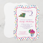 De zeer hongerige vlinder verjaardag rups kaart (Voorkant / Achterkant)