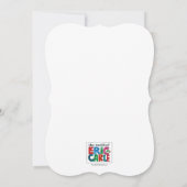 De zeer hongerige vlinder verjaardag rups kaart (Achterkant)