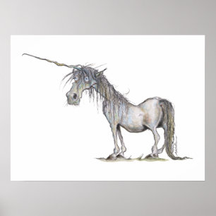 De zeer oude laatste Unicorn Poster
