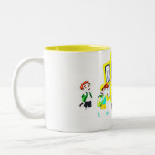 DE ZEER SPECIALE BESTUURDERS **BUS* TWEEKLEURIGE KOFFIEMOK (Links)