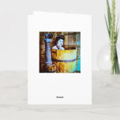 De zeer Vrolijke Klassieke Traditionele Winter van Feestdagen Kaart (Achterkant)