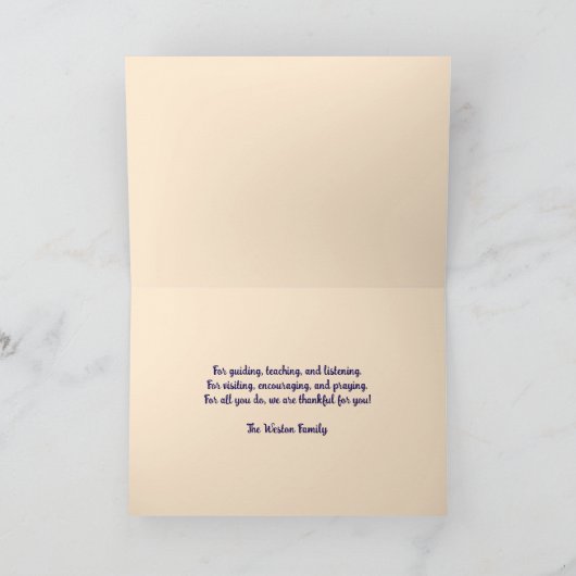 De zeeschelpen in de Geestelijkheid van de Bedankkaart (Binnen)