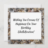 De zeeschelpen op de Zee kust (Achterkant)