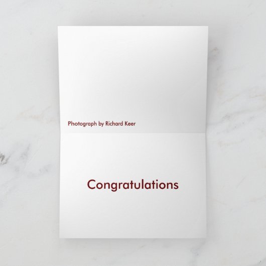 De zeester, u is een Ster! Kaart (Binnen)