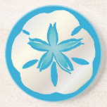 De Zeester van Sanddollar van Zandsteen Onderzetter<br><div class="desc">De sanddollar zeester van PixDezines in natuurlijke kleur, zandsteenonderzetters met DIY aquamarijn blauwe achtergrond. Copyright © 2011 PixDezines.com ™ en PixDezines™ op zazzle.com U kunt uw eigen hexachromekleuren verkiezen om aan uw achtergrond, tekst, versiering, enz. toe te voegen. Het volledige spectrum van de regenboog is bij uw vingeruiteinden. Hieronder is...</div>