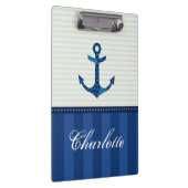 De zeevaart Blauwe Naam van de Douane van het Klembord (Rechts)