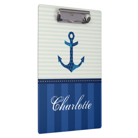 De zeevaart Blauwe Naam van de Douane van het Klembord (Rechts)